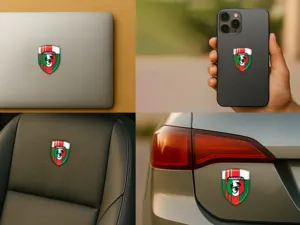 Fiat Abarth Décalcos Bombés Look Premium Sticker Haut de Gamme